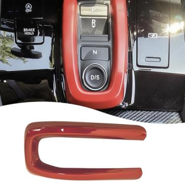 Imagem de Capa de acabamento de painel de mudança de carro para Acura MDX 2022-2026, ABS vinho tinto, painel de câmbio de marcha, conjunto completo de acessórios para painel interno