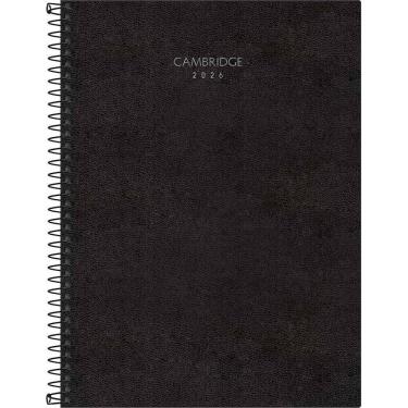 Imagem de Tilibra - Planner Executivo Espiral 20 x 27,5 cm Cambridge 2026 - Preta
