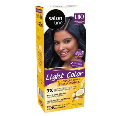 Imagem de Tonalizante Light Color 1.110 Preto Azulado Intenso Salon Line