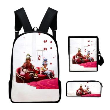 Imagem de Conjunto de mochilas It Takes Two Anime School para crianças (3 unidades)