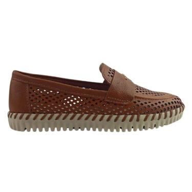 Imagem de Tênis Feminino Mocassim Bottero 374104_3 Couro Burnish Cara-Feminino