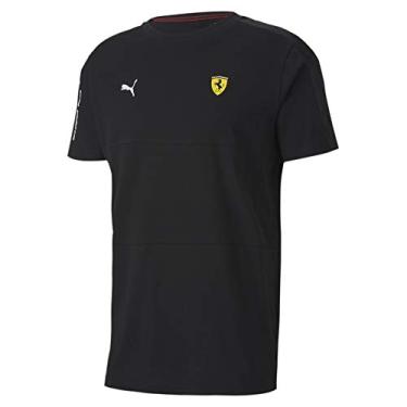Imagem de Camiseta masculina Scuderia Ferrari Scuderia Ferrari T7 da Formula 1, Preta, P