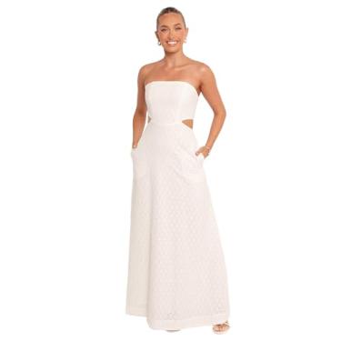Imagem de Petal & Pup Vestido feminino Laura Midi branco, Branco, G