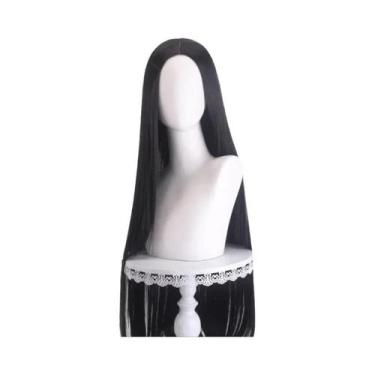 Imagem de Peruca Cosplay Loira Rosa Roxa De 40 Polegadas Longa Lisa Com Divisão 