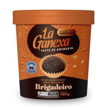 Imagem de Pasta de amendoim mousse brigadeiro 450g - La Ganexa