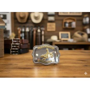 Imagem de Fivela de Arena America Cowboys Montaria em Touro Luxo