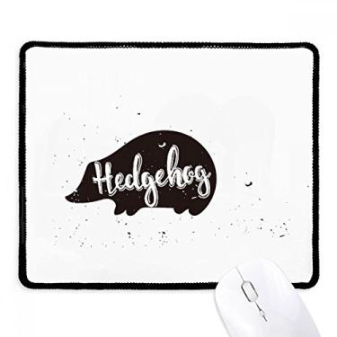 Imagem de Mousepad preto e branco animal borda costurada tapete de borracha para jogos