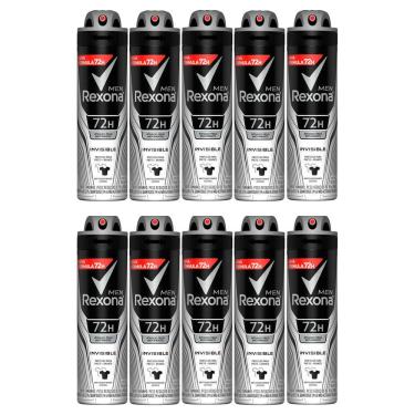 Desodorante Feminino Rexona Invisible Aerosol Antitranspirante 72h com  250ml em promoção