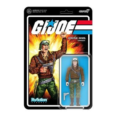 Imagem de Super7 G.I. Joe General Hawk - 3.75" G.I. Joe Action Figure with Accessory Classic Cartoon Collectibles and Retro Toys