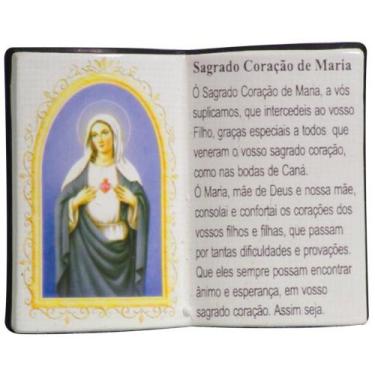 Imagem de Imagem Sagrado Coração Maria Formato Livro Com Porta Caneta - Creative