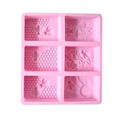 Imagem de Conjuntos de panelas silicone 3d molde de sabão de chocolate bolo doce