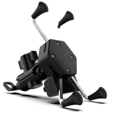 Imagem de Suporte Celular Moto Com Carregador Usb Resistente E Seguro