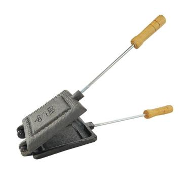 Imagem de Sanduicheira Ferro Fundido Antiga Um Pão Casa E Jardim