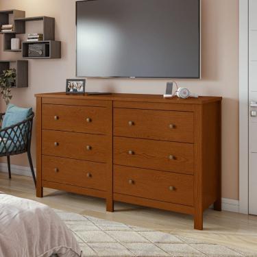 Imagem de Cômoda Horizontal 6 Gavetas Maggiore New Lopas