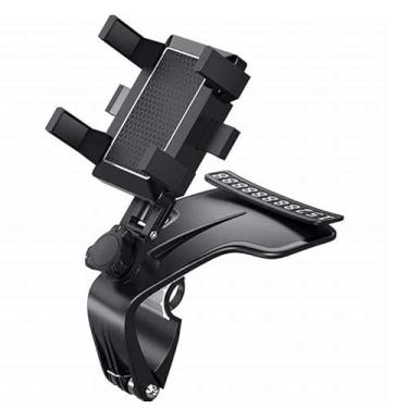 Imagem de Suporte de celular para carro, suporte giratório universal 360 para carro, compatível com iPhone Xs/Xs Max/Xr/X/8/7/6 Samsung Note 9/8/5 Galaxy S9/S8/S7/S6 Moto Z3 Smartphones GPS