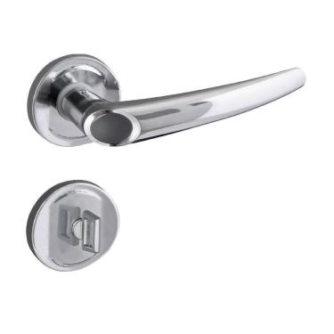 Imagem de Fechadura Banheiro Roseta Inox Polido Joy Aliança