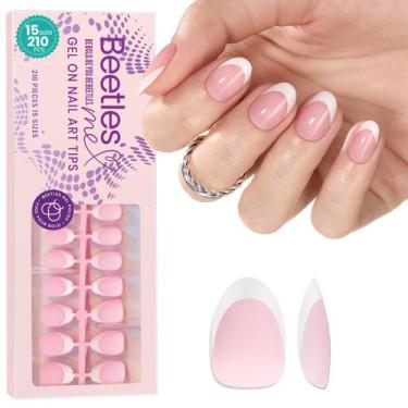 Imagem de Besouros Press On Nails X Press Plus French Tip Petal French - beetles