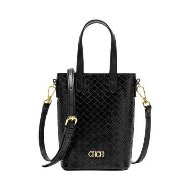 Imagem de Bolsa de telefone feminina CHCH 2025 nova carteira preta de textura si