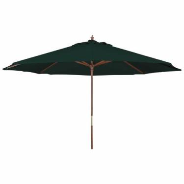 Imagem de Ombrelone Tramontina Em Madeira e Poliéster Verde 3m 14586081