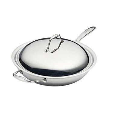 Imagem de Tramontina Wok revestido de três camadas de aço inoxidável 30,48 cm, 80116/046DS
