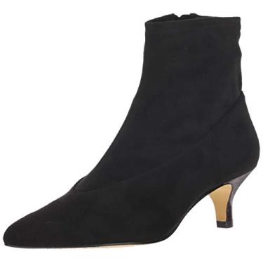 Imagem de Bella Vita Bota de cano curto feminina Stephanie II, Black Str Spsd, 7.5 Narrow