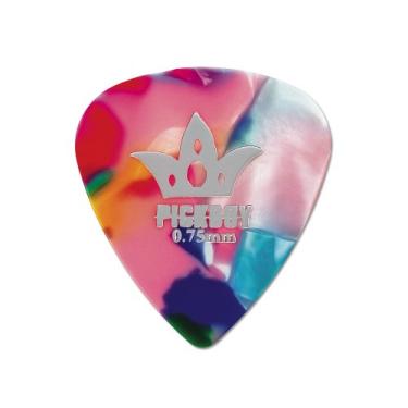 Imagem de Pickboy Gota de chuva média, multicolorida, Pik Pak, 0,75 mm, 10 palhetas