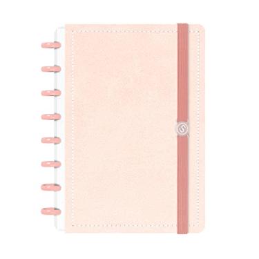 Imagem de Caderno De Disco ISCOOL Inteligente P Solid Touch Couro Rosa