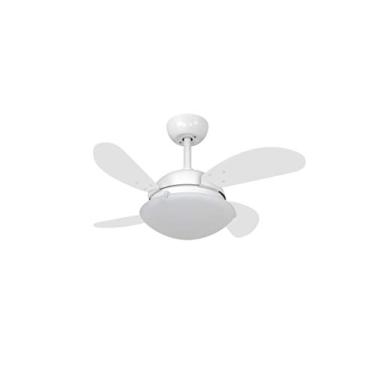 Imagem de Ventilador De Teto 4 Pás Premium Fly Mini Volare Volare 110v Branco Pequeno