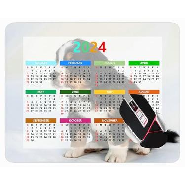 Imagem de YENDOSTEEN Mouse Pad para jogos calendário de ano 2023 com feriado, rochas Grécia Ocean Beach Mouse pads Tipo 1054