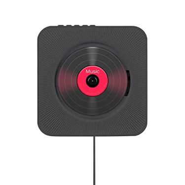 Imagem de Brteyes Leitor de CD com Bluetooth, áudio doméstico, montagem na parede, CD e música, aparelho pré-natal, sistema de alto-falantes para gravidez, reproduz música para pré-Natal, presente para crianças e crianças
