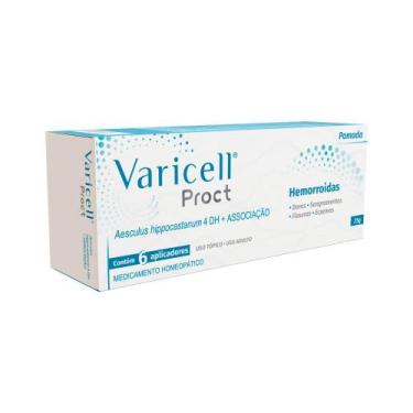 Imagem de Varicell Proct Pomada 25G C/ 6 Aplicadores - Para Hemorroidas, Dor E