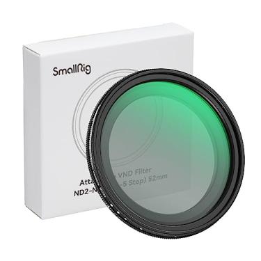 Imagem de SmallRig Filtro ND magnético variável de 52 mm ND2-ND32 (1 a 5 paradas) sem cruz HD, vidro óptico, impermeável, resistente a arranhões, filtro magnético ajustável de densidade neutra para telefone -