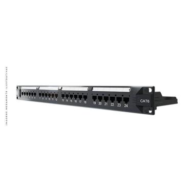 Imagem de Patch Panel Soho Plus CAT.6, 24 Portas, T568A/B - 35050402