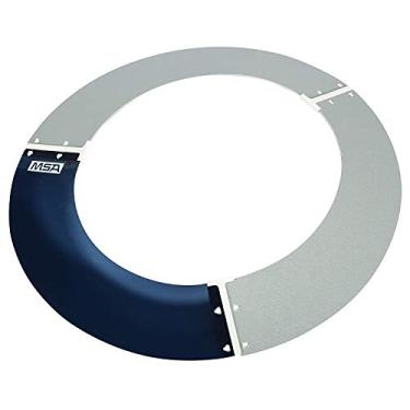 Imagem de MSA 697410 V-Gard Sun Shield - Chapéu V-Gard padrão/acessório de aba completa, extensor de aba de poliuretano, Lexan fumê, proteção solar e calor, acessório de capacete reutilizável e substituível