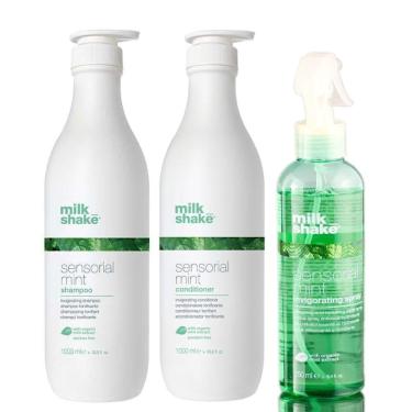 Imagem de Shampoo, condicionador e spray Milkshake Sensorial Mint 250ml