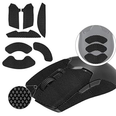 Imagem de TALONGAMES Fita antiderrapante para mouse compatível com mouse Razer Viper V2 Pro Hyperspeed para jogos, absorção de suor de palma, fina de 0,5 mm, cortada para ajustar, fácil de aplicar, skin de