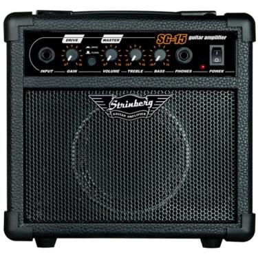 Imagem de CUBO AMPLIFICADOR GUITARRA STRINBERG SG15 BK