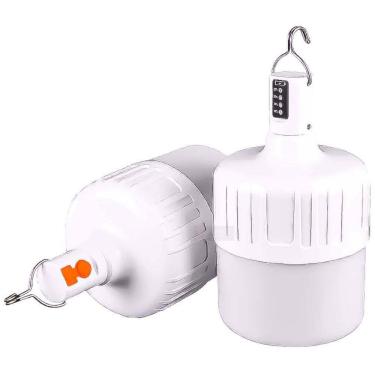 Imagem de Luminária de Emergência Recarregável 38w Lampada Bulbo Led à Prova D`água