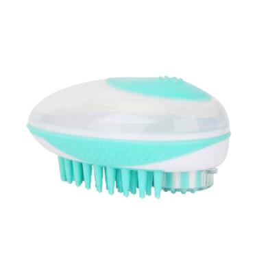 Imagem de Escova Banho Lava Pelo Pet Dispenser Shampoo Gato/Cachorro Griffis Pet