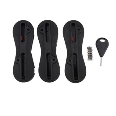 Imagem de Luzhengyang Kit de caixa de barbatana de prancha de surf, conjunto de plástico com chave de barbatana e parafusos, fácil instalação para prancha de surfe longboard e de barbatana única e peso