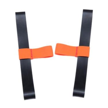 Imagem de rockible 2x faixa retentor de mergulho para cilindro de borracha de cilindro 6l alça retentor de mangueira, Laranja