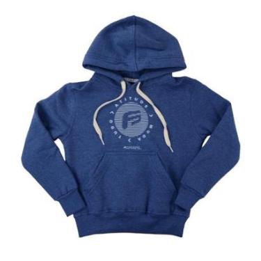 Imagem de Blusa Moletom Infantil Freesurf Round Marinho Mescla - 13100-Masculino