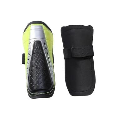 Imagem de rockible Caneleiras de futebol, protetor de perna, caneleiras de perna para todas as idades, equipamento de proteção de futebol esquerdo e direito, caneleiras, Verde 20 Cm