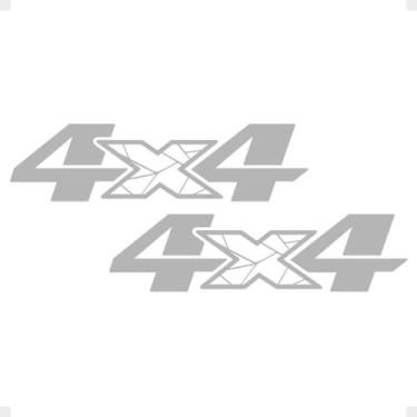 Imagem de Adesivos 4x4 Compatível Ranger Storm 2020/2022 Emblema Cinza - SPORTIN