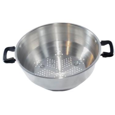 Imagem de Escorredor De Macarrão Massas Em Aluminio Com Alças Baquelite 3 Litros