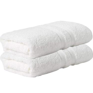 Imagem de Kit 2 Toalhas Banho Algodão Egípcio 77x140 Buddemeyer Branco