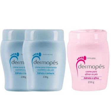 Imagem de Kit Dermopés: 2 Dermopés Creme Para Tratamento 230 g (azul) + 1 Creme 