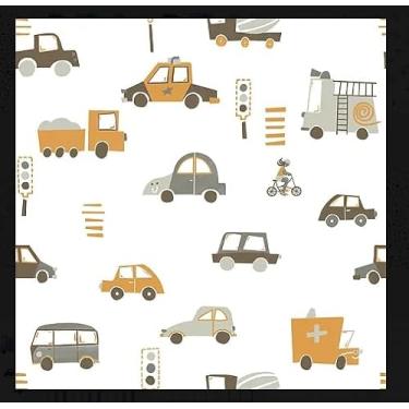 Imagem de Papel De Parede Infantil Sonhos 4218 - Carros