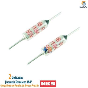 Imagem de Fusível Térmico 184 com 2 Peças para Panelas Elétricas NKS - Heringuer
