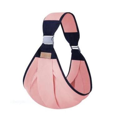 Imagem de Bolsa Canguru Sling Bebê Portador Amamentação Ombro Suporte - Quality 